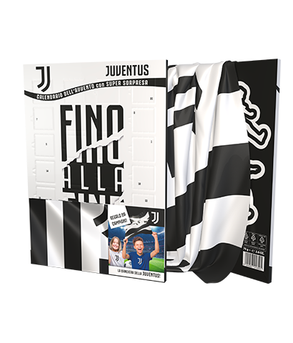 Calendario Juventus con bandiera